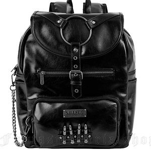 NWT KILLSTAR One Shot Backpack - One Size / Black / 100% PU, 100% Metal Alloy